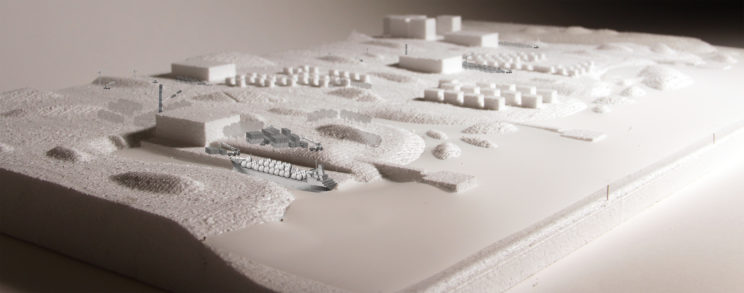 Overall Design Model (Mock) with White Foam