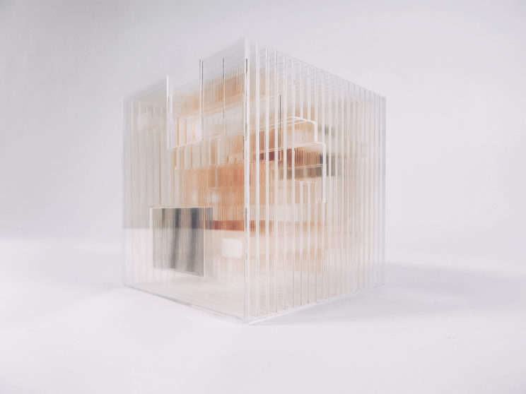Concept model showing program lamination in space
