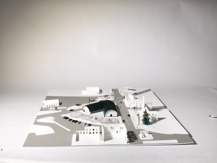 overall view of site model